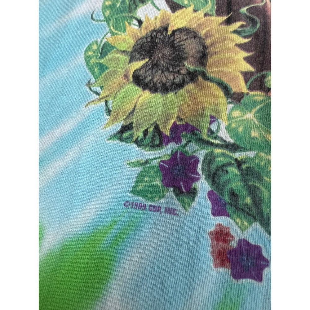 Vintage 1999 Liquid Blue Grateful Dead Terrapin Station Tie Dye T-Shirt 2XL Mens - Picture 3 of 7